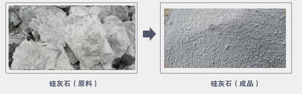 硅灰石物料